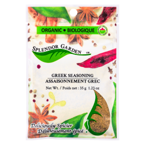 Splendor Garden - Organic Greek Seasoning -  35g