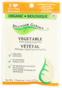 Splendor Garden - Org Vegetable Plant Based Soup Mix -  35g