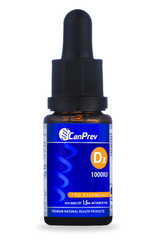 CanPrev   D3 Drops 1000IU - MCT base   15 mL