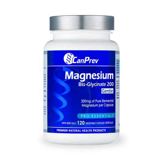 CanPrev   Magnesium Bis·Glycinate 200 Gentle   120 v-caps