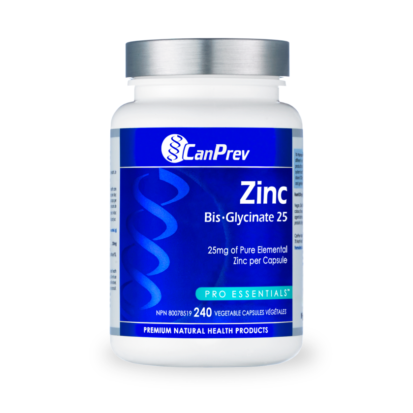 CanPrevZinc Bis·Glycinate 25_240 v-caps