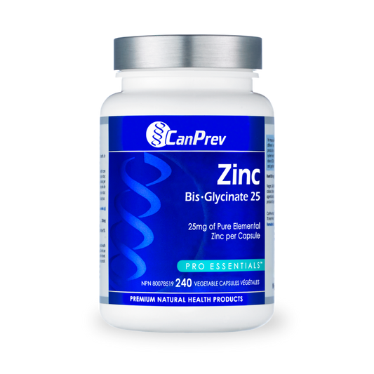 CanPrevZinc Bis·Glycinate 25_240 v-caps