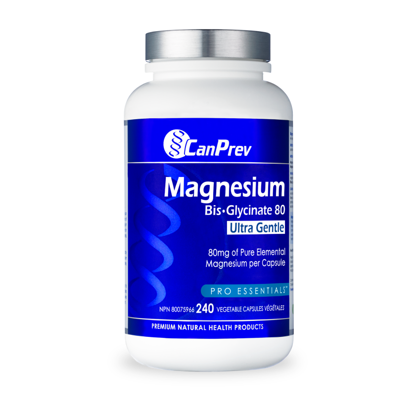 CanPrevMagnesium Bis·Glycinate 80 Ultra Gentle_240 v-caps