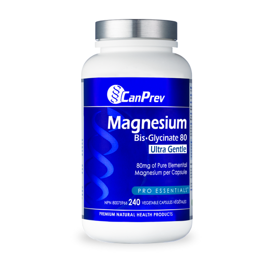 CanPrevMagnesium Bis·Glycinate 80 Ultra Gentle_240 v-caps