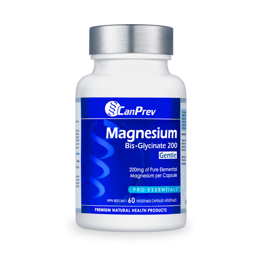 CanPrev   Magnesium Bis·Glycinate 200 Gentle   60 v-caps