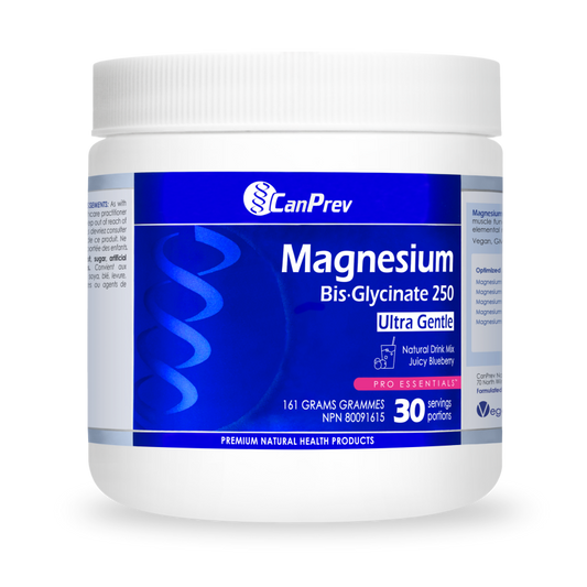 CanPrevMagnesium Bis·Glycinate - Drink Mix - Juicy Blueberry_161 g