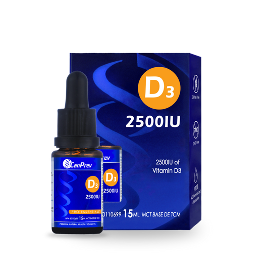 CanPrev   D3 Drops 2500IU - MCT Base   15 mL