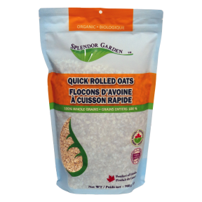 Splendor Garden - Organic Quick Rolled Oats -  908g