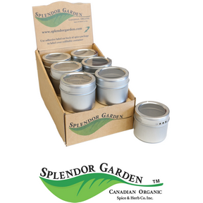Splendor Garden - Re-fillable Spice Tin -  1pc