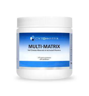 Cyto-Matrix Multi-Matrix Full Chelate Minerals & Activated Vitamins Powder 219g – Blueberry