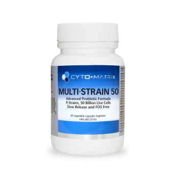 Cyto-Matrix Multi-Strain 50 Advanced Probiotic Formula 60 v-caps
