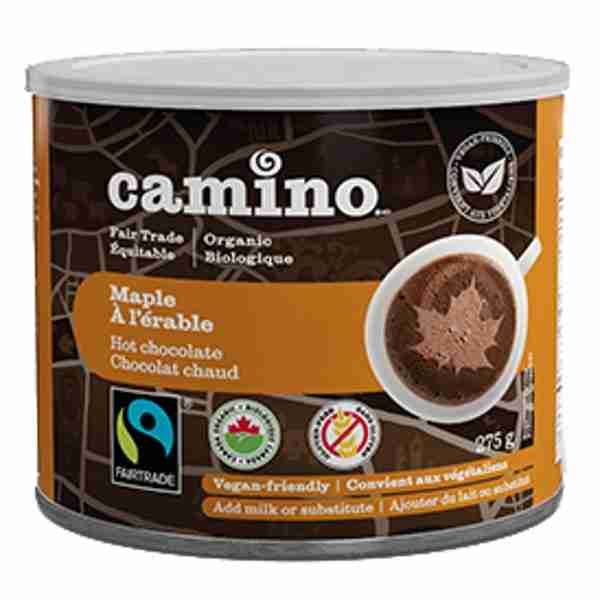 CAMINO    Org Hot Choc (Dark) Tin Maple 275g