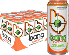 Bang Energy   Peach Mango 12 x 473ml