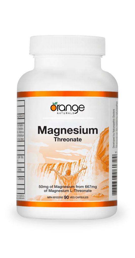 Orange Natural - Magnesium Threonate - 90 v-caps