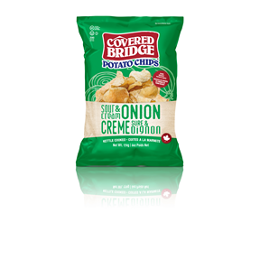 Covered Bridge     Sour Cream & Onion Potato Chips 170G