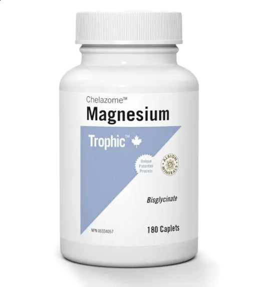 Trophic Magnesium Chelazome  Bisglycinate 180 Caplets *ON BACKORDER*