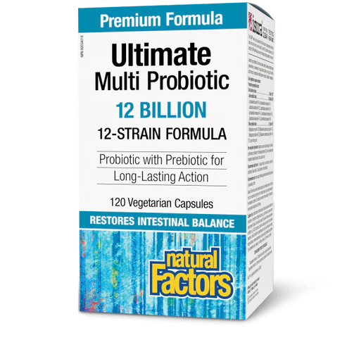 Natural Factors   Ultimate Multi Probiotic 12 Billion Active Cells   120vcaps