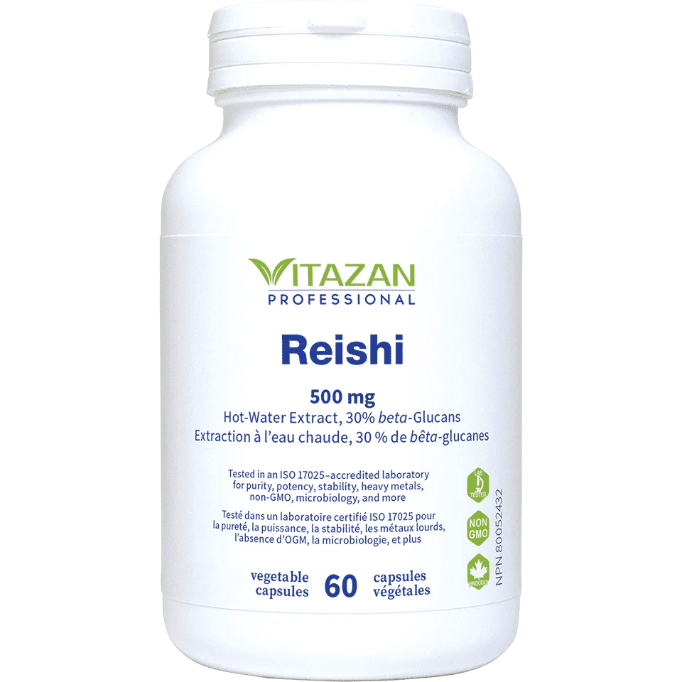 Vitazan   Reishi 500 mg  60 capsules