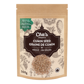 Cha's Organics   Cumin Seed, Whole 500g