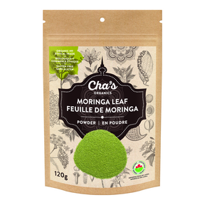 Cha's Organics   Moringa Leaf, Powder 6 x 120g