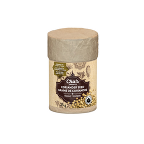 Cha's Organics   Coriander Seed, Whole 6 x 25g