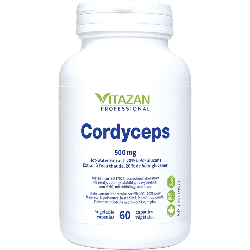 Vitazan    Cordyceps (500 mg · Paecilomyces hepiali Hot-Water Extract) 60 capsules