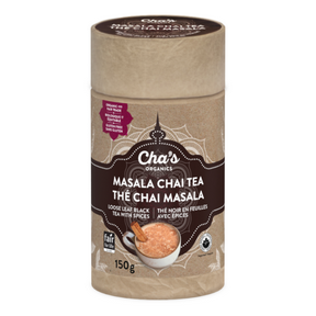 Cha's Organics   Masala Chai Black Tea 6 x 150g