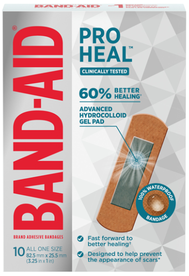 BAND-AID PRO HEAL 10's