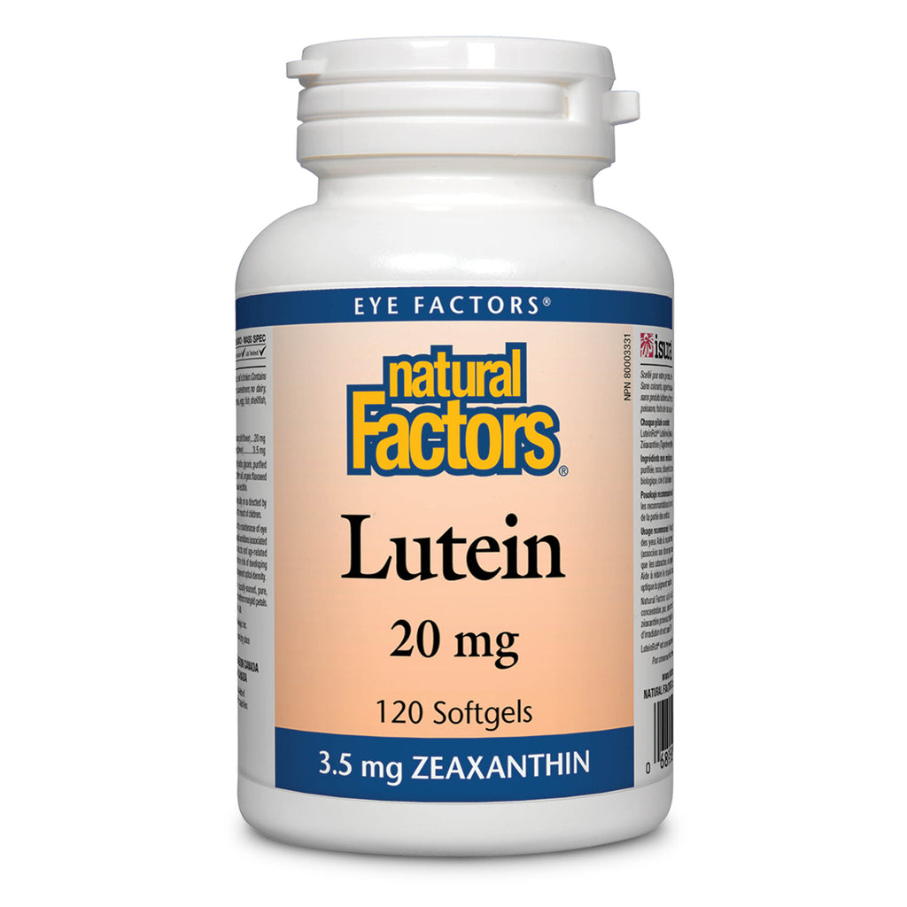 Natural Factors   Lutein 20 mg   120 sglssgls