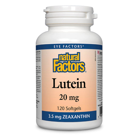 Natural Factors   Lutein 20 mg   120 sglssgls