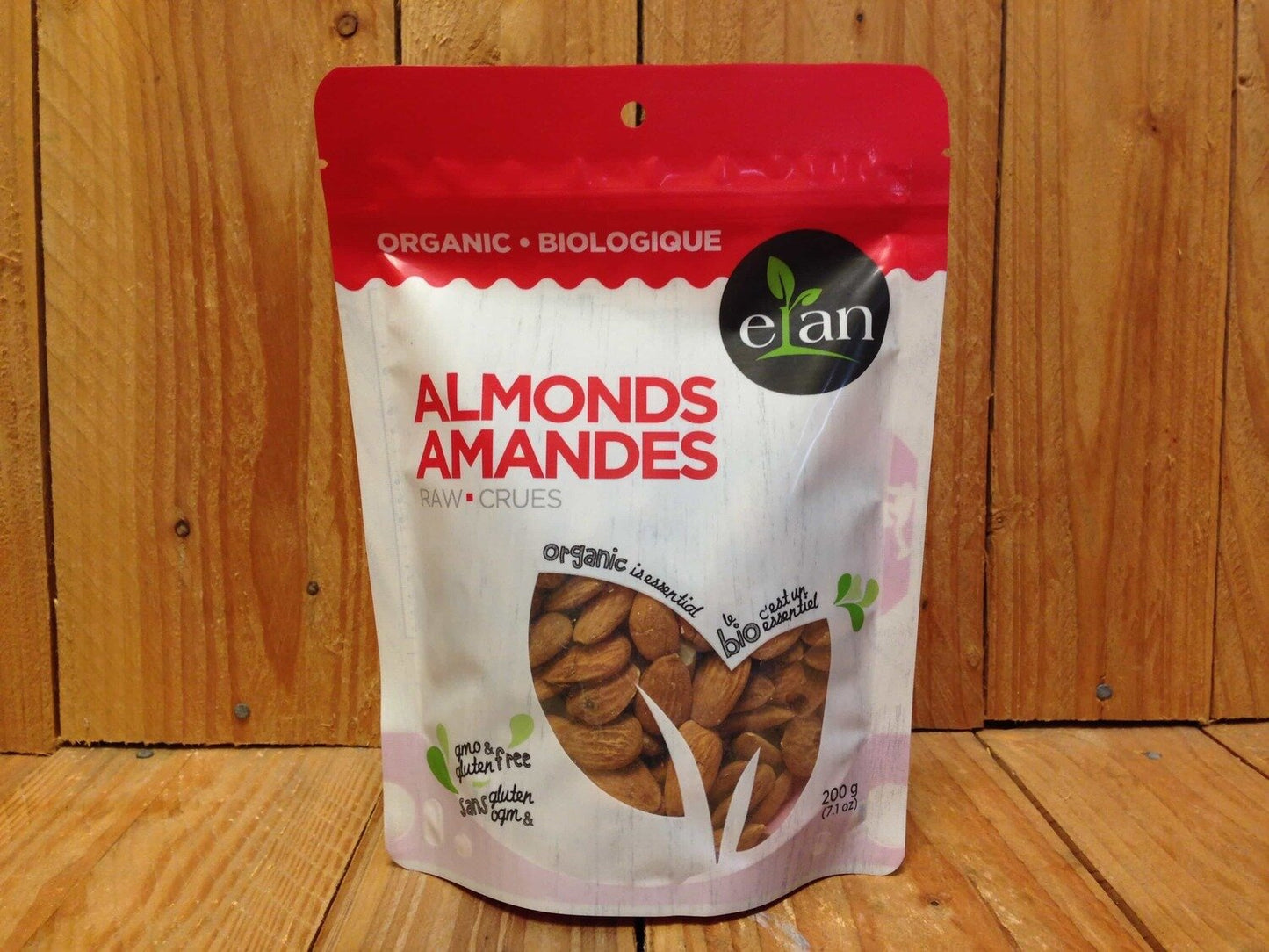 Elan Organics   Raw Almonds   200 g