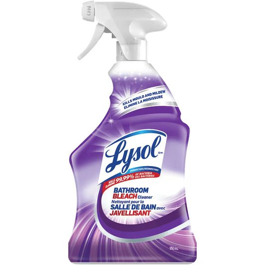 LYSOL BATHROOM TRIGGER BLEACH MOLD & MILDEW 950ML pack of 12