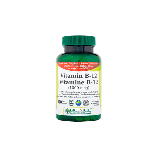 GREENICHE         VITAMIN B-12   1000MCG         120TABS