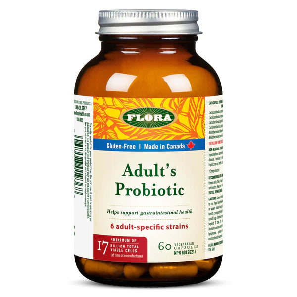 Flora   Adult's Probiotic - 17 billion viable cells60 caps