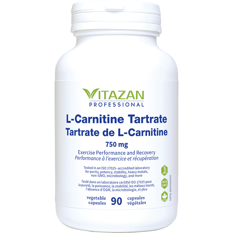 Vitazan    L-Carnitine Tartrate 750 mg  90 capsules