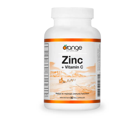 Orange naturals    Zinc + Vitamin C    90 v-caps
