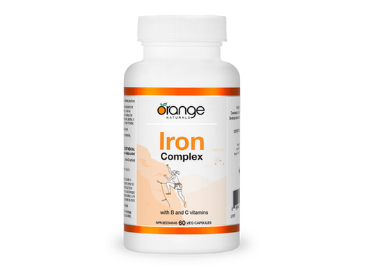 Orange naturals    Iron Complex 20mg    60 v-caps