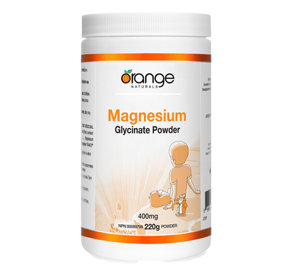 Orange naturals    Magnesium Glycinate 400mg - Powder    220 g