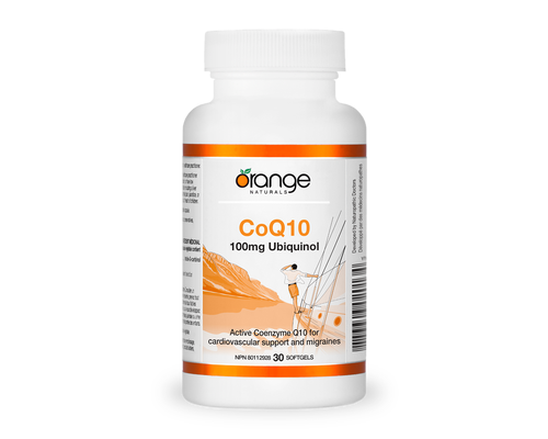Orange Naturals      CoQ10 100mg Ubiquinol      30 Softgels