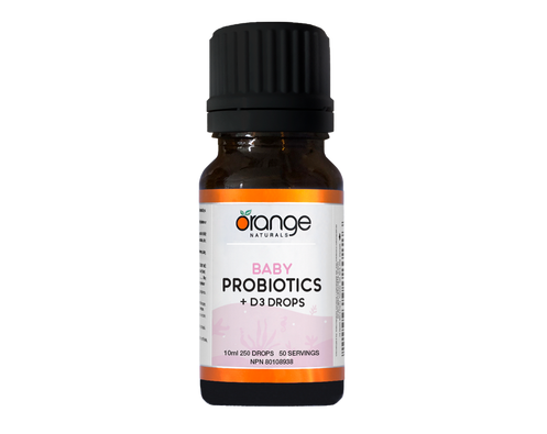 Orange naturals    Baby Probiotics + D3 Drops    10 mL