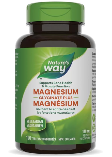 NATURES WAY MAGNESIUM GLYCINATE PLUS TB 120