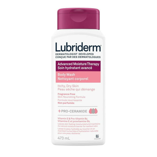 LUBRIDERM ADVANCED MOISTURE THERAPY BODY WASH473ML