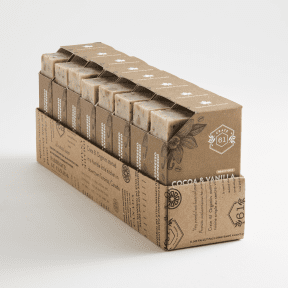 Crate 61 Organics Inc.   Cocoa & Vanilla Espresso Bar Soap 8 x 110g