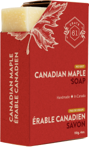 Crate 61 Organics Inc.   Canadian Maple Soap 8 x 110g