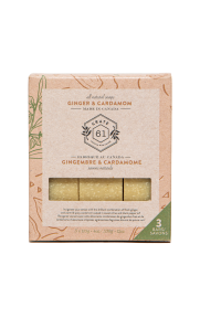 Crate 61 Organics Inc.   Ginger Cardamom Bar Soap 3pk