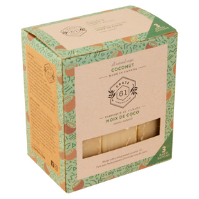 Crate 61 Organics Inc.   Coconut Bar Soap 3pk
