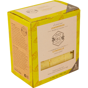 Crate 61 Organics Inc.   Lemongrass Bar Soap 3pk
