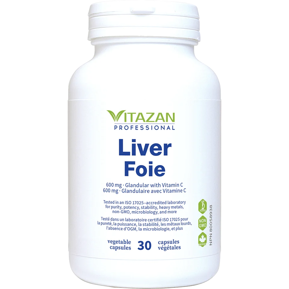 Vitazan    Liver (600 mg) 30 capsules