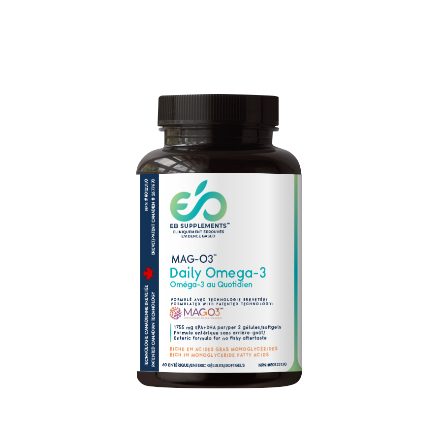 EB Supplements - MAG-O3™ Daily Omega-3 - 60 gélules / softgels