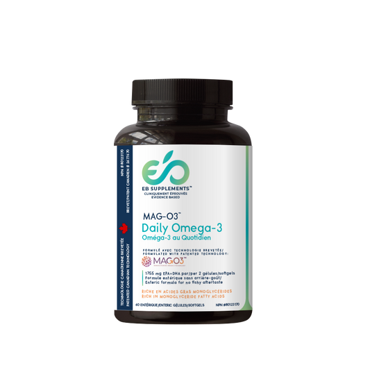 EB Supplements - MAG-O3™ Daily Omega-3 - 60 gélules / softgels